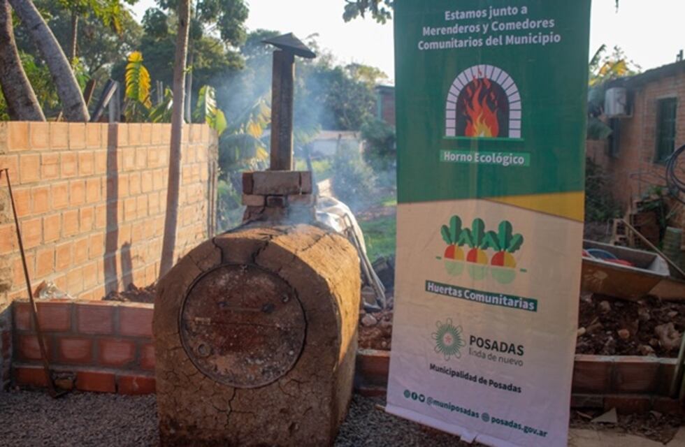 Oficialmente se hizo entrega del horno ecológico al merendero “La Providencia” de la ciudad de Posadas