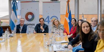 Sonia Castiglione, recibió este a los integrantes de la Comisión Asesora Técnica de la Acuicultura (CATA).