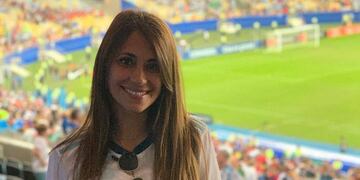 Antonela Roccuzzo se hizo viral en las redes sociales por sus expresiones durante el partido: "Anto somos todos"