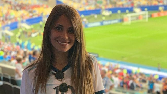 Antonela Roccuzzo se hizo viral en las redes sociales por sus expresiones durante el partido: "Anto somos todos"