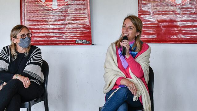 Laura Stratta encabezó un encuentro de Mujeres y el Deporte en Paraná.