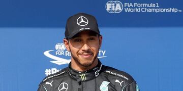 Lewis Hamilton tuvo un paso fugaz por Buenos Aires. Foto: AP.