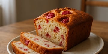 Cómo hacer un exquisito budín de frutillas: la receta ideal para aprovechar la fruta de la temporada