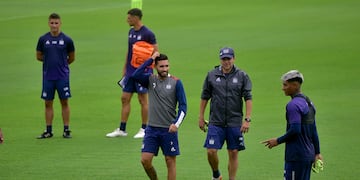 El plnatel de Talleres viaja este lunes a Paraguay para medirse con River por la Supercopa Internacional (Pedro Castillo / La Voz).