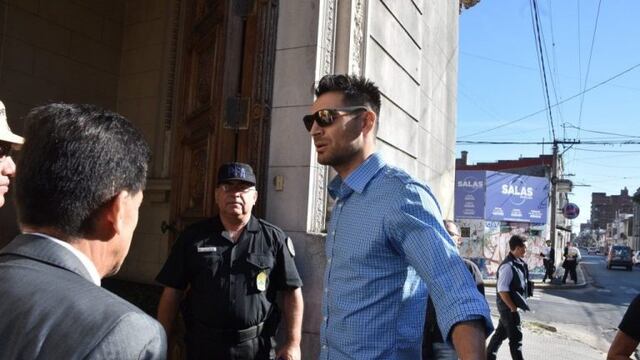 Delfino llegó a Santa Fe desde Italia para declarar ante un juez federal\u002E (Twitter)