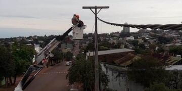 Cortes de energía eléctrica en Oberá