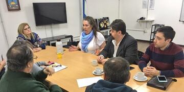 Los concejales se reunieron con Daniela Andrade, responsable de la Dirección de Diversidad\u002E