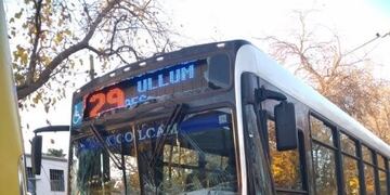 Choque entre dos colectivos en San Juan\u002E