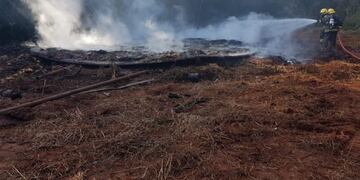 El principal temor era que las llamas afectaran las casas vecinas\u002E