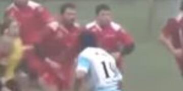 Rugbier argentino agrede a u00e1rbrito
