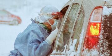 Hisopado del Personal de Salud en el Puerto de Ushuaia