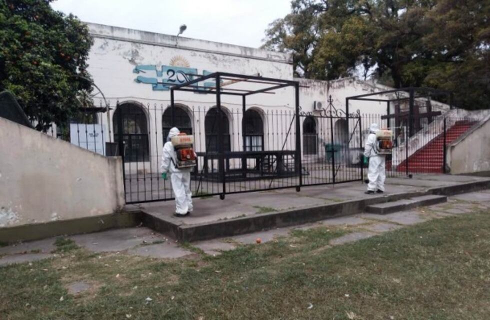 Realizaron trabajos de desinfección en el Mercado del Norte y en edificios municipales