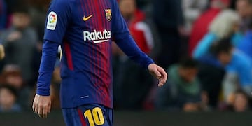 Lionel Messi estuvo muy impreciso contra el Getafe\u002E REUTERS/Albert Gea