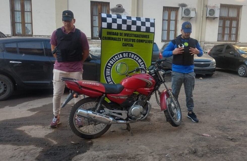 En menos de 48 horas recuperan una moto robada en la zona sur capitalina