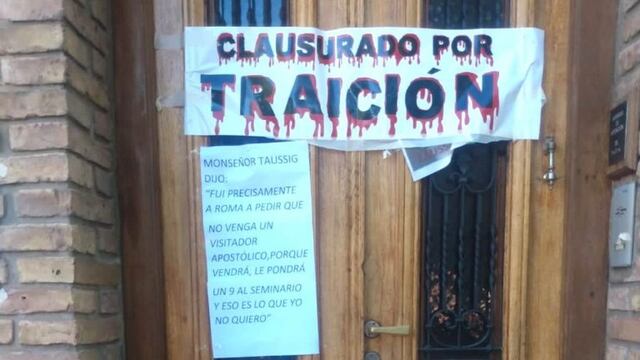 Criticas al obispo por el cierre del seminario de San Rafael
