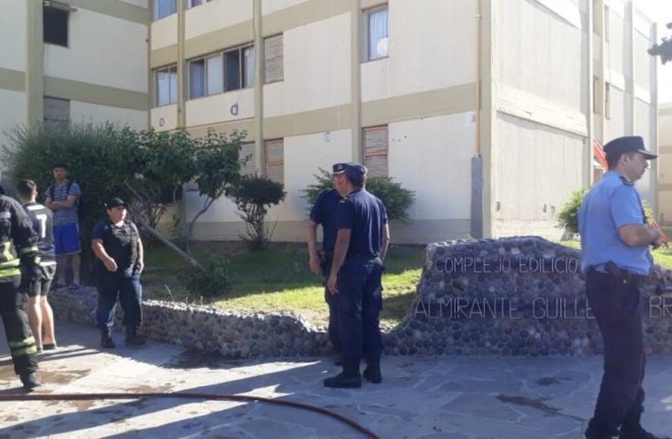 Incendio en un departamento en Rawson