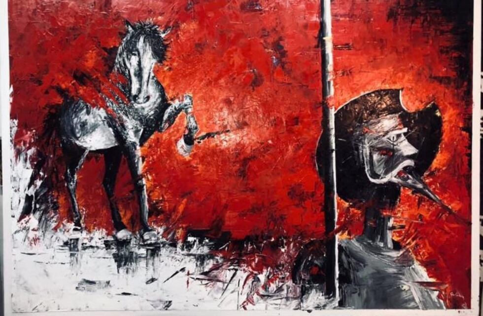 Inaugura la muestra "Don Quijote" en la Casa de la Cultura de Salta