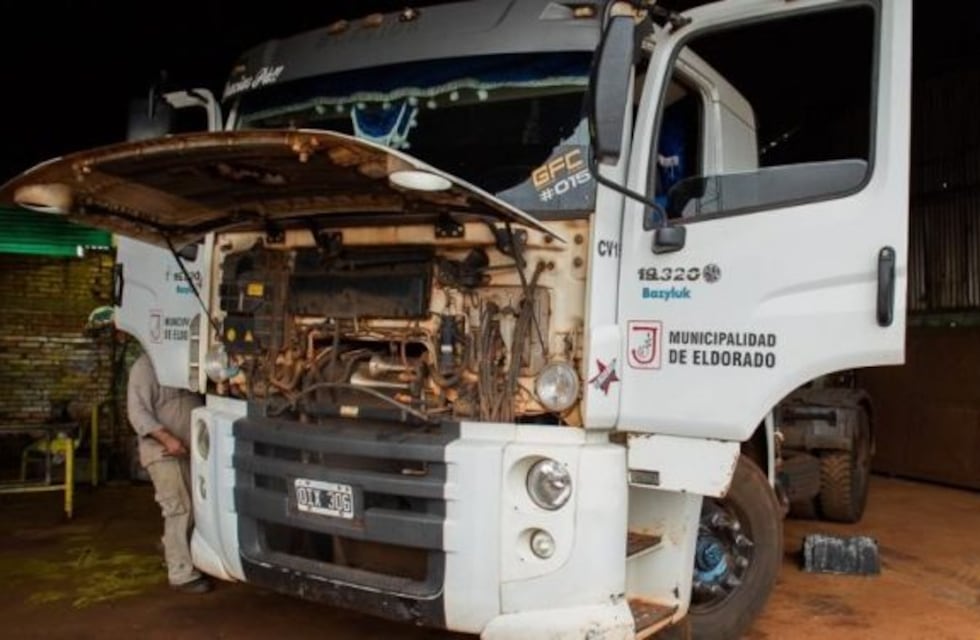 La municipalidad de Eldorado trabaja para recuperar sus camiones