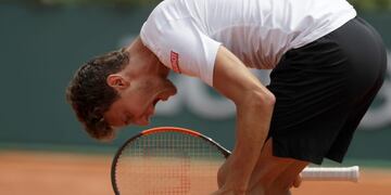 El rosarino no tuvo suerte ante el favorito del público en Austria\u002E (Archivo AP)