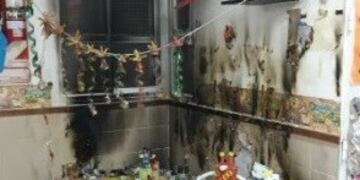 Robo e incendio de un jardín de San Nicolás\u002E (El Informante)