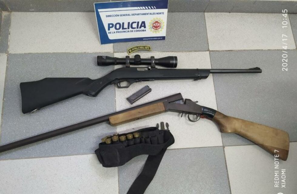 Arroyito: allanamientos y secuestro de dos armas por la Brigada de Investigaciones
