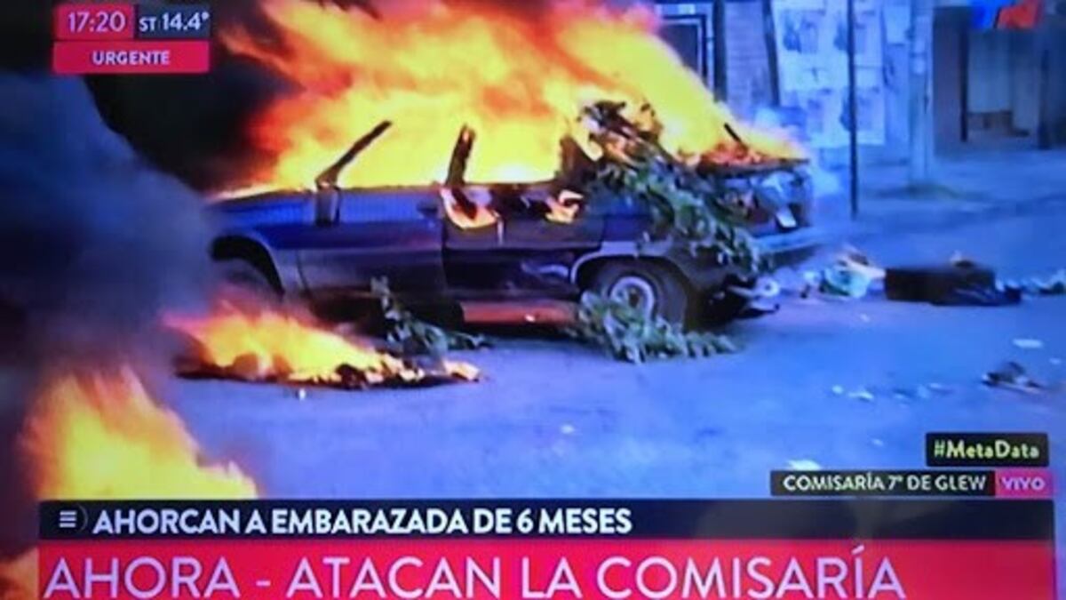 Embarazada estrangulada