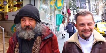 El cambio de look de un hombre de la calle (Captura)