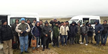 Veteranos de guerra vuelven a pisar suelo Malvinense