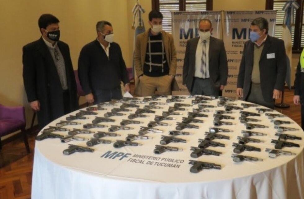 La policía de la provincia cuentan con 76 nuevas armas recuperadas del delito