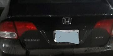 Auto secuestrado en Malagueño