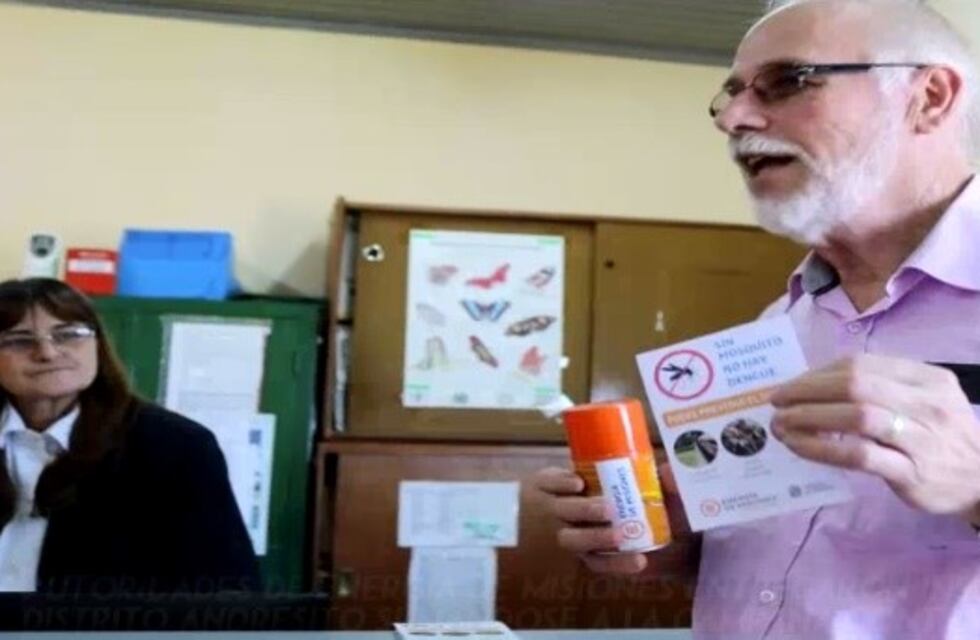 El presidente de Energía de Misiones contra el Dengue en Andresito