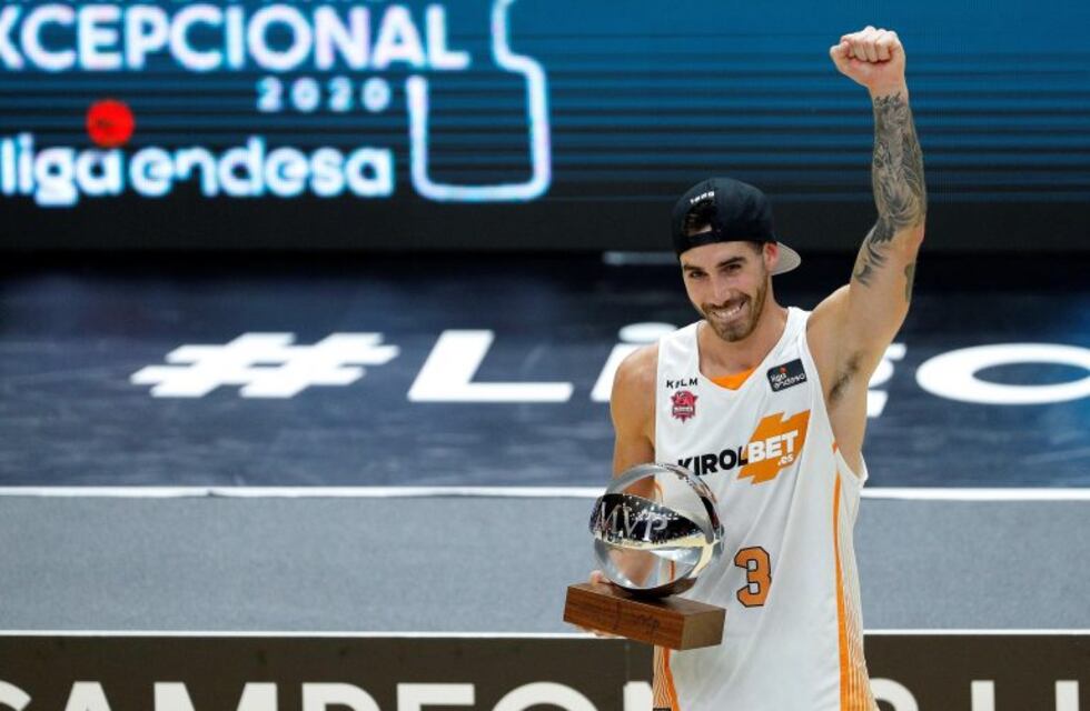 El marplatense Luca Vildoza se coronó con el Baskonia en la Liga Endesa de España