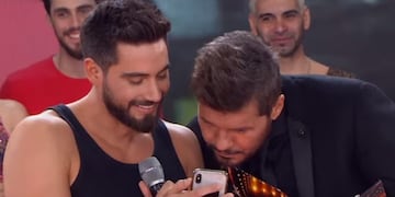 Nico Occhiato y Marcelo Tinelli (Web)