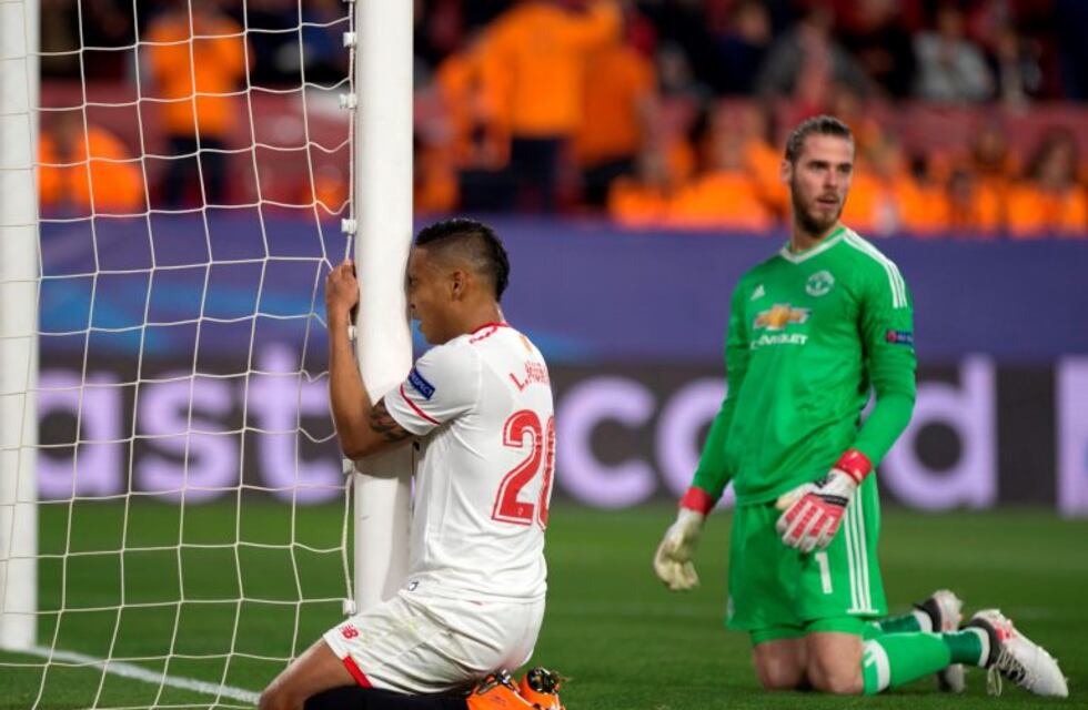 Sevilla y Manchester United empataron 0-0 y dejan abierta la eliminatoria