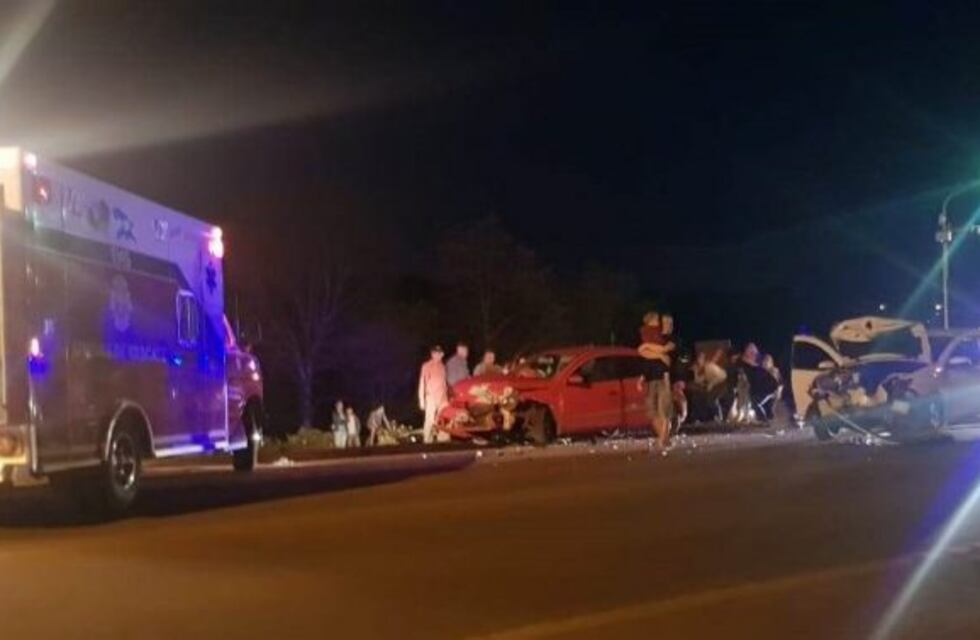 Un choque sobre Ruta 14 dejó como saldo seis lesionados