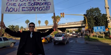 Abel Trillini, el motivador del nudo vial.