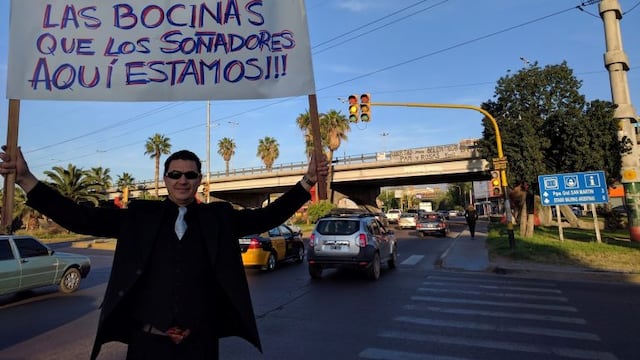 Abel Trillini, el motivador del nudo vial.
