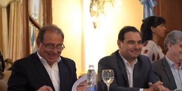 Provincia y Municipio firmaron un acuerdo para mejorar la infraestructura eléctrica\u002E (Foto: @tassanoeduardo)