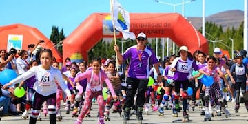 Exitosa jornada de patín en la Fiesta del Lago