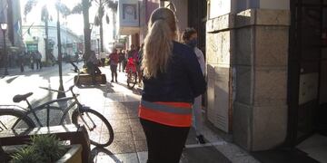 Filas en bancos de Gualeguaychú\nCrédito: MDG