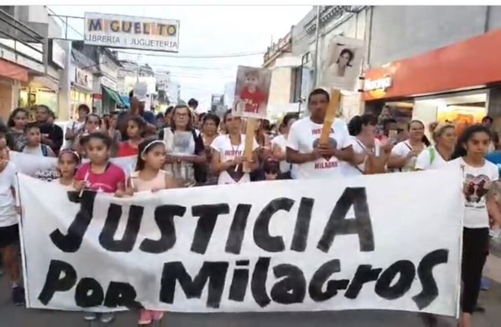 Se realizó una marcha reclamando Justicia por Milagros