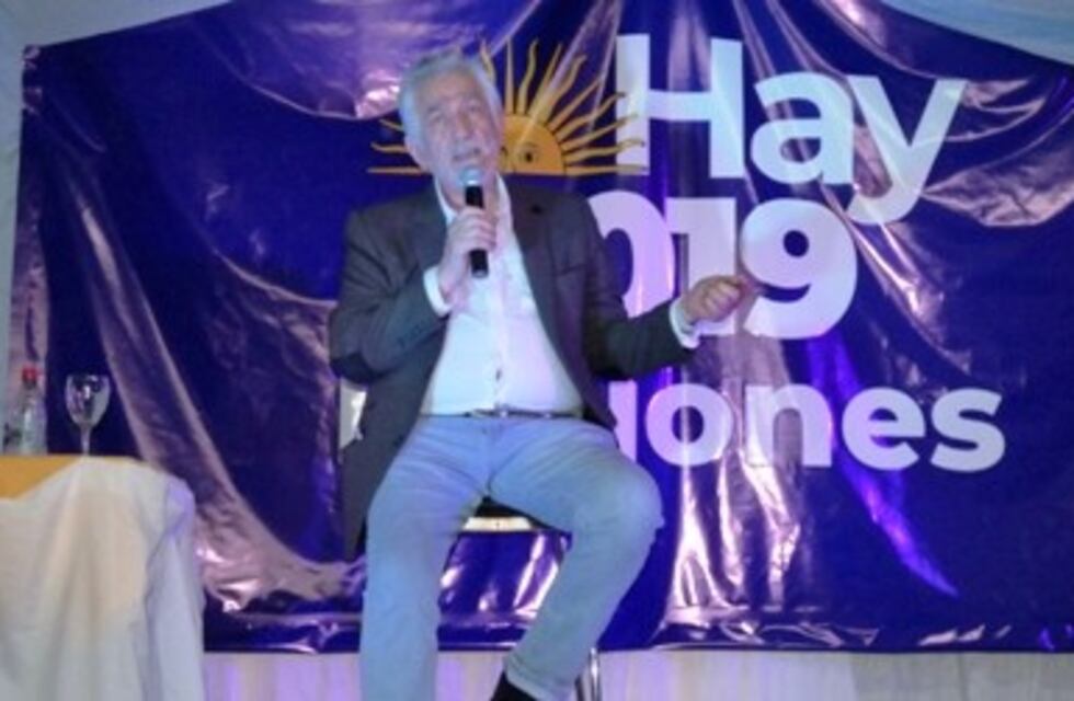 Alberto Rodríguez Saá se mostró como pre candidato a presidente