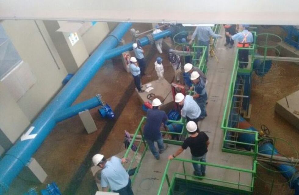 Finalizaron las tareas que afectaron el suministro de agua en el sudeste