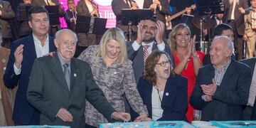 Gobernadora Bertone Festejo Aniversario Ushuaia