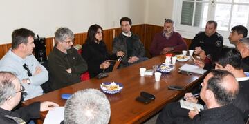 Este miércoles se realizó la reunión en la Jefatura de Policía para organizar operativo de prevención por el día de la primavera (Prensa Municipalidad de Rafaela)