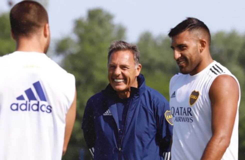 Agustín Almendra y Wanchope Ábila se entrenaron de forma diferenciada en Boca
