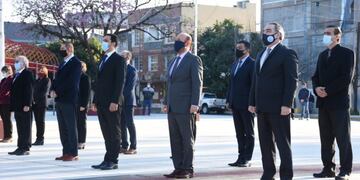 Acto por el aniversario de la muerte del General San Martín