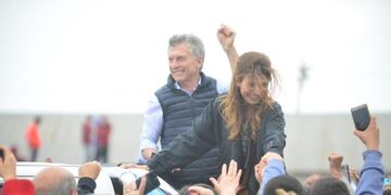 Mauricio Macri en la caravana del Sí se Puede en Córdoba\u002E