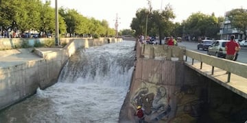 Canal Cacique Guaymallén. Imagen ilustrativa.