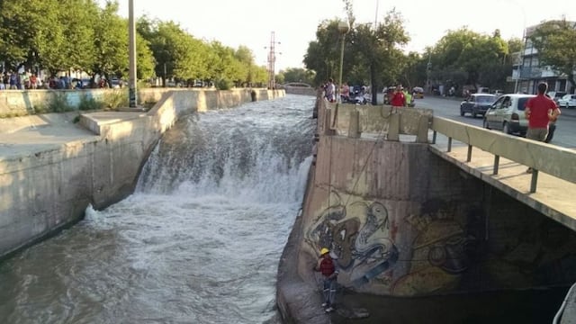 Canal Cacique Guaymallén. Imagen ilustrativa.
